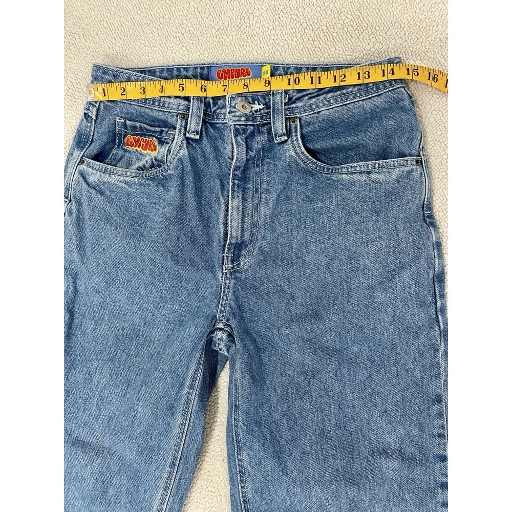 Empyre Baggy Skater Jeans Mens Size 28 X 28 Med Wash Relaxed Y2K‎